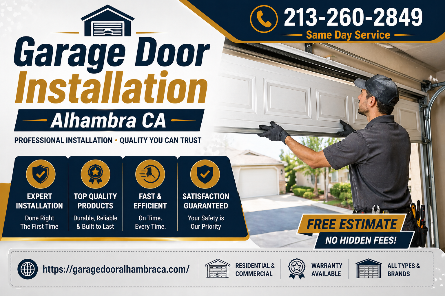 Affordable Garage Door Alhambra CA | Repair & Install