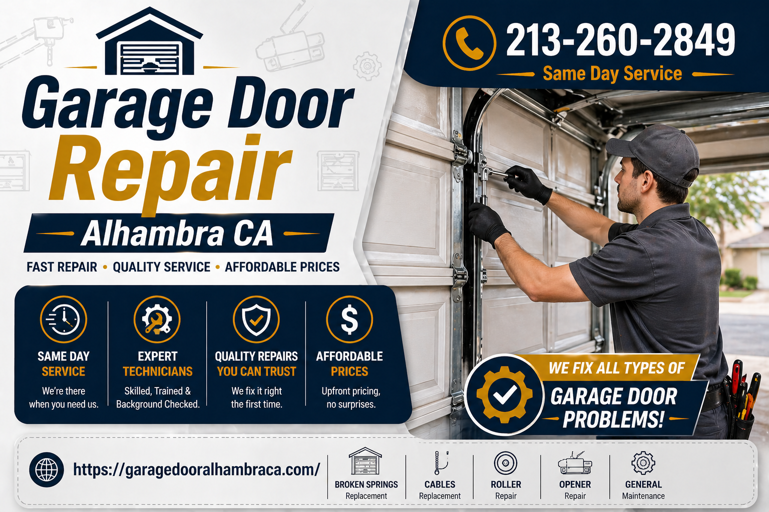 Affordable Garage Door Alhambra CA | Repair & Install